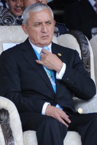 Guatemalan President Otto Pérez Molina. 