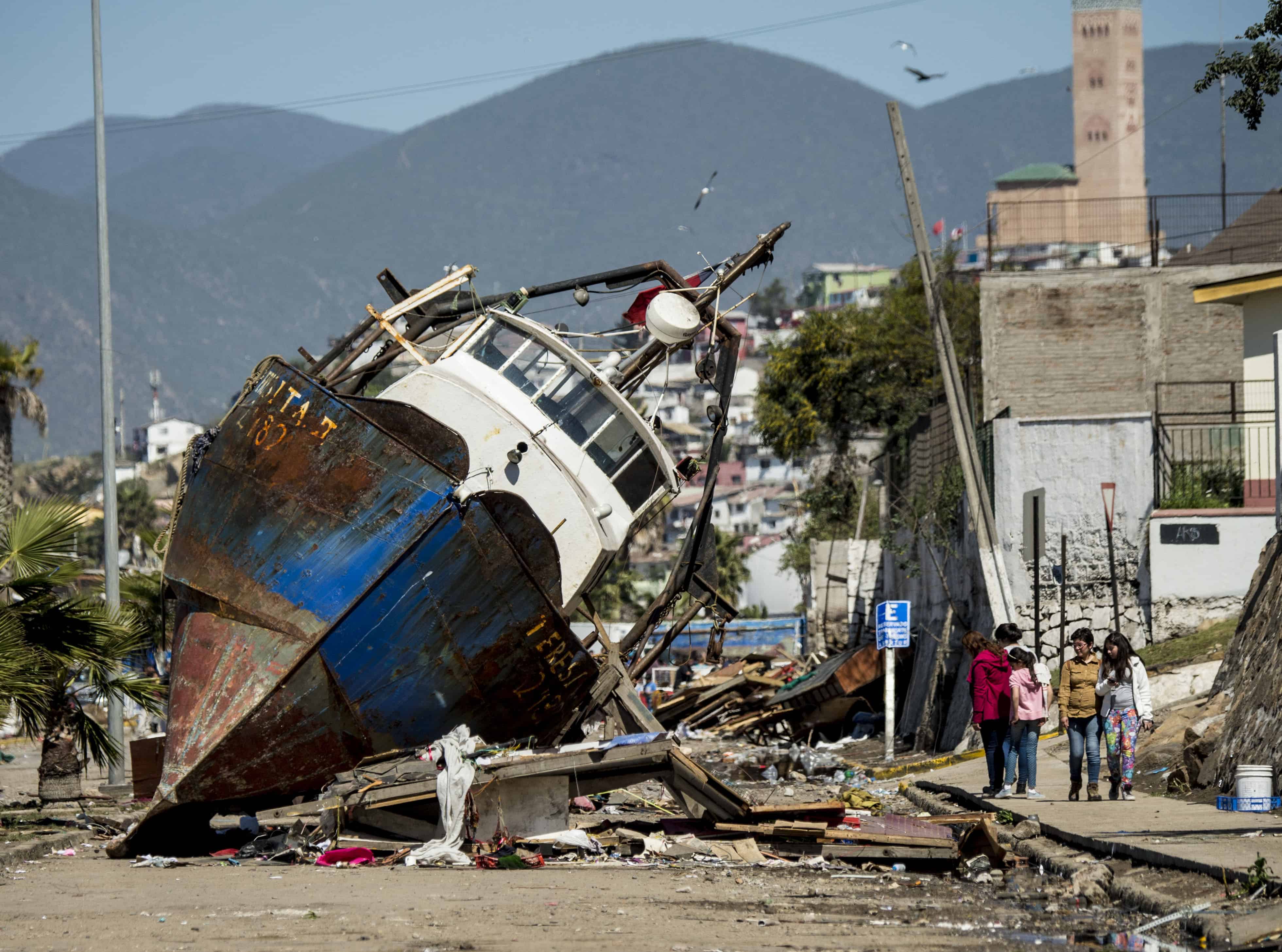 Chile earthquake damage