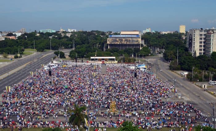 Pope Francis in Cuba.