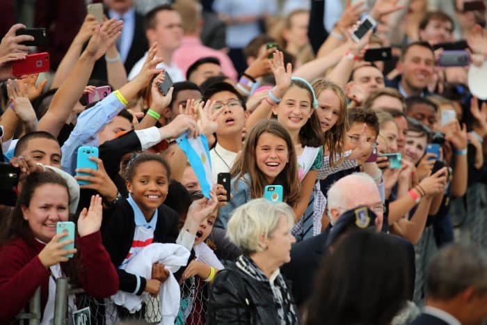 Pope Francis fans.