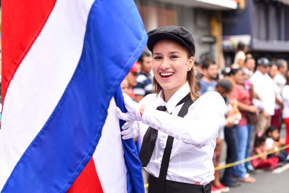 Costa Rica's Independence Day Parade.