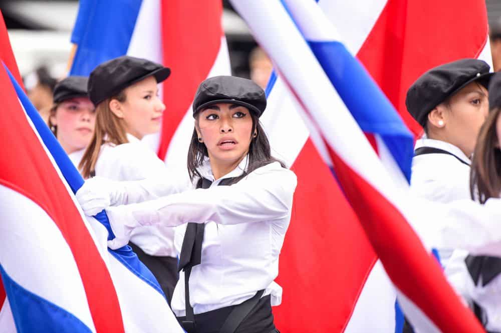 Costa Rica's Independence Day Parade.