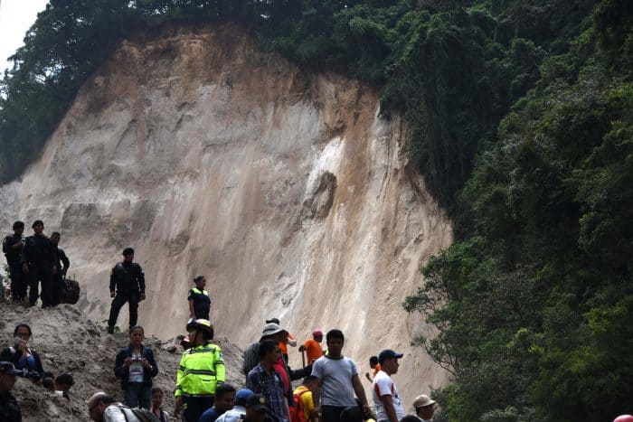 Guatemala landslide.