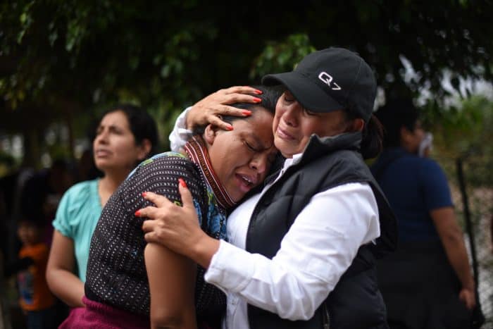 Guatemala landslide survivors.