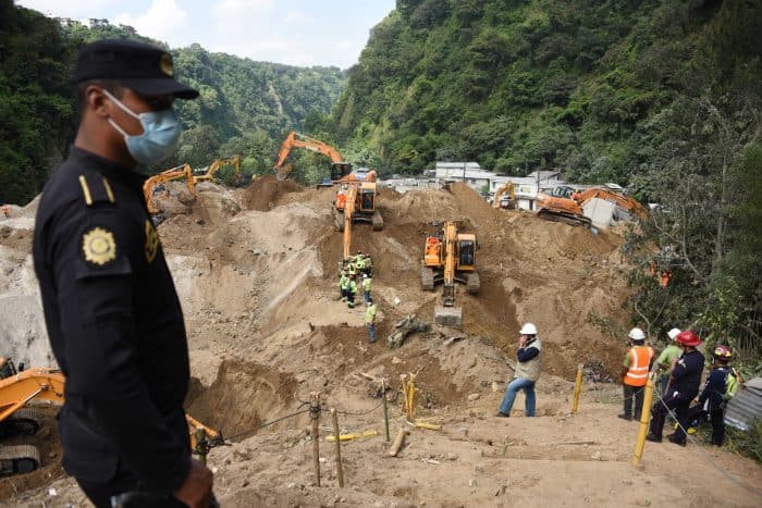 Guatemala landslide.