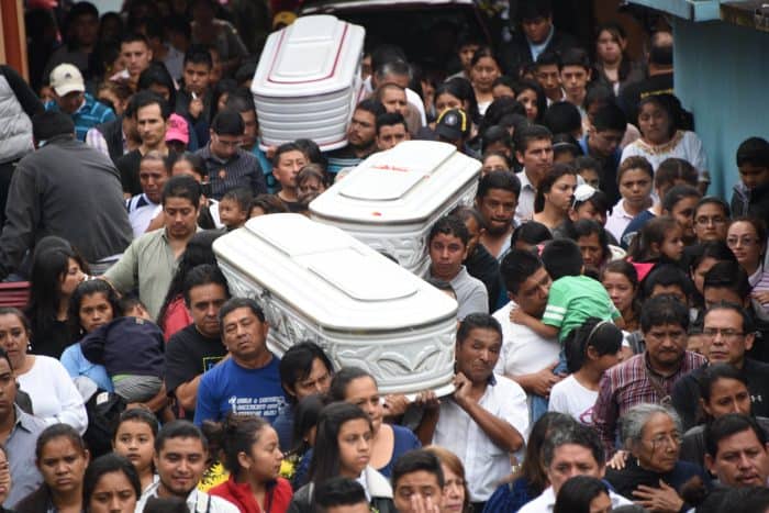 Guatemala landslide funeral