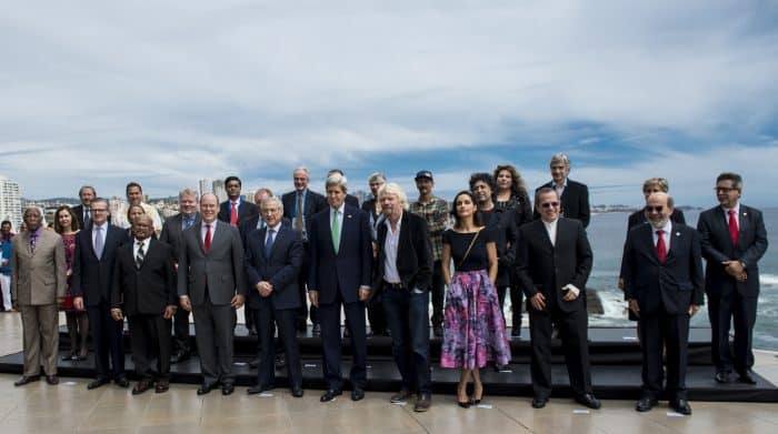 Participants in the "Our Ocean" summit at Viña del Mar, Chile.