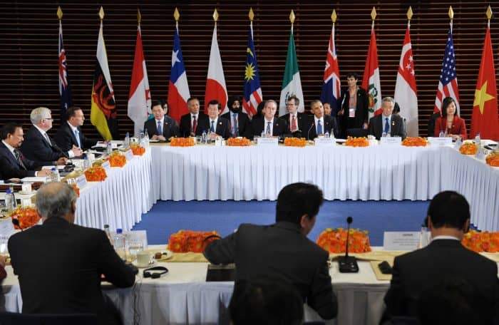 Trans-Pacific Partnership meeting.