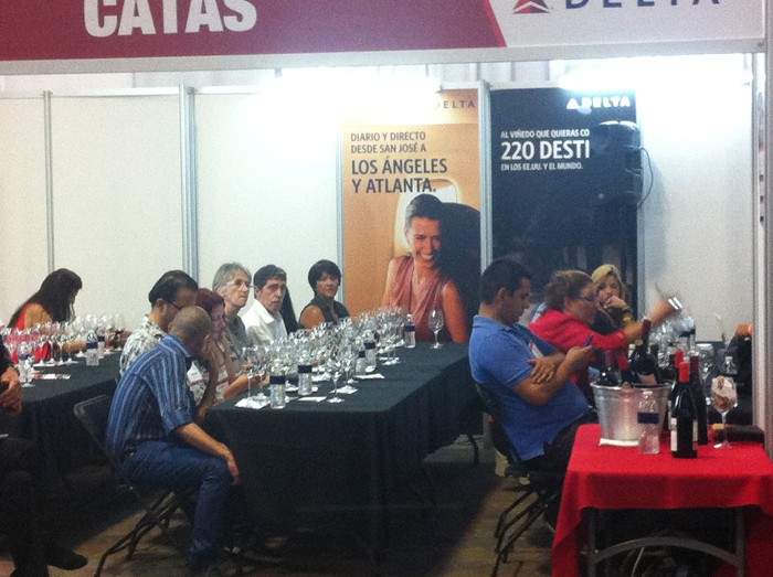 Wine tasting Wednesday at ExpoVino, at the Centro de Eventos Pedregal in Belén.