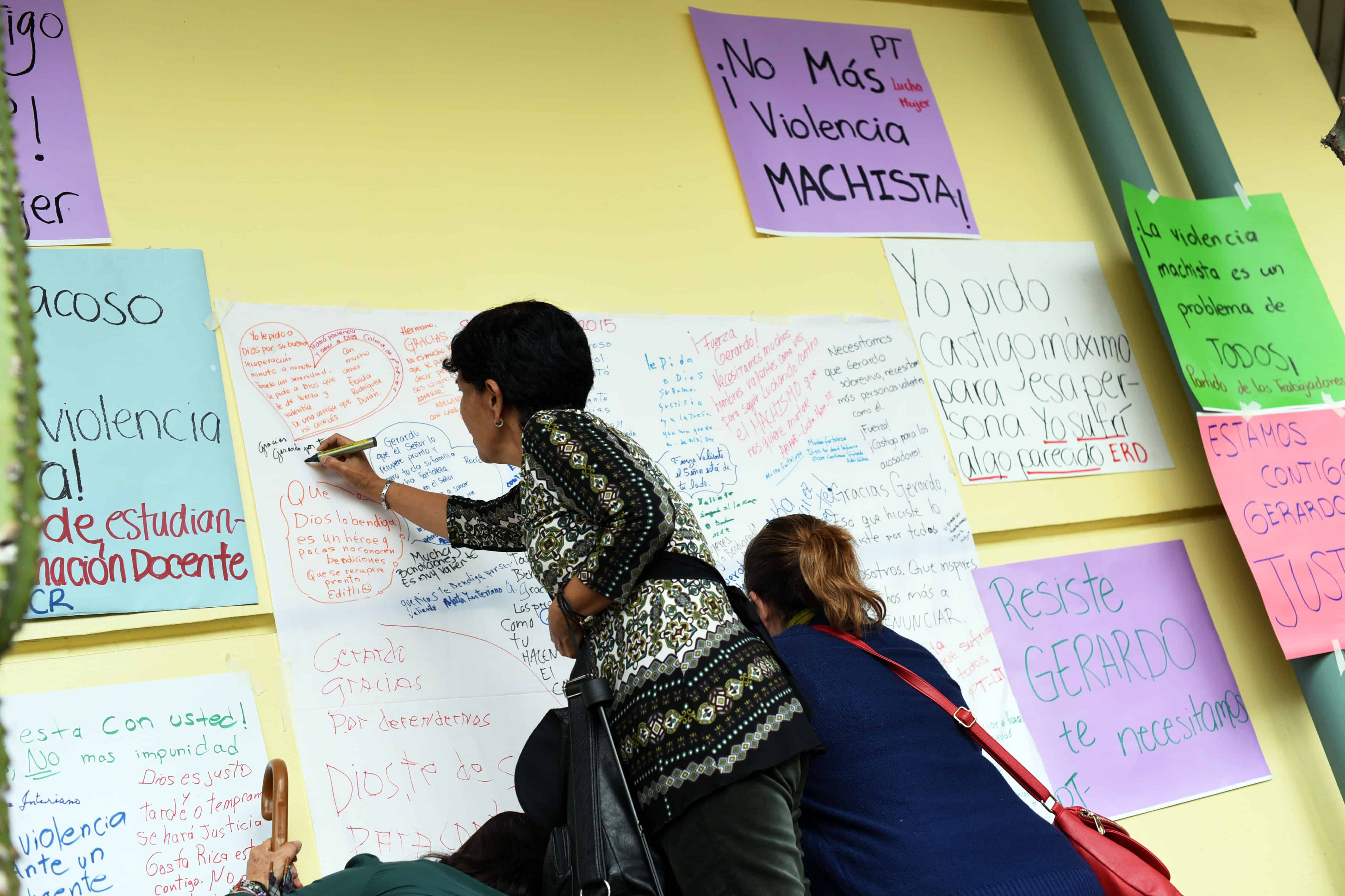 Support for Gerardo Cruz at the hospital