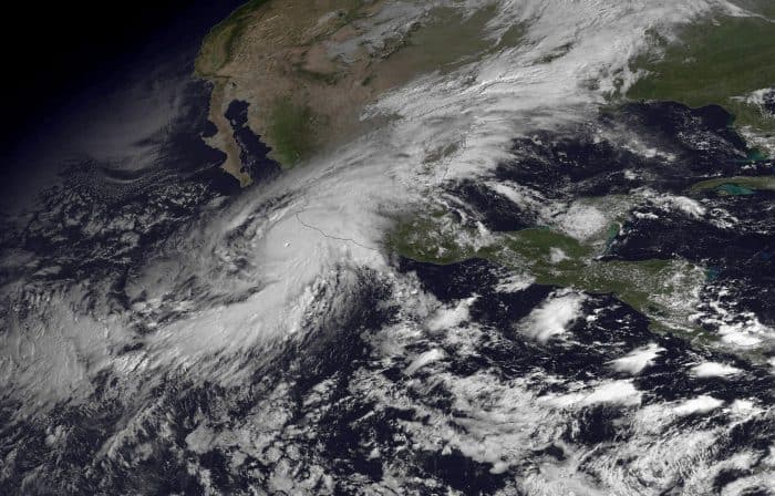 Hurricane Patricia in Mexico