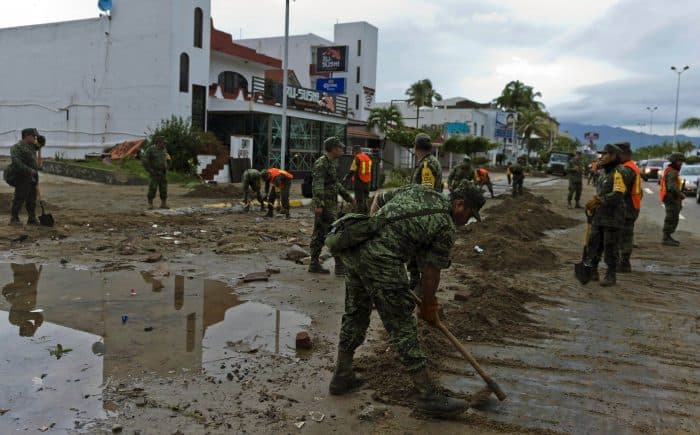 Hurricane Patricia in Mexico