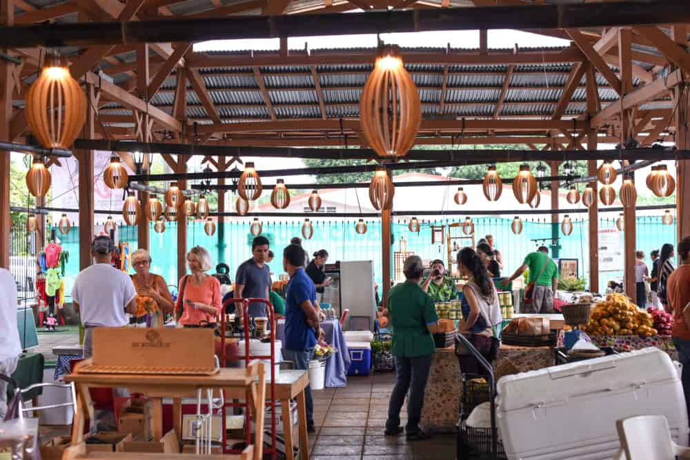 The new Feria Verde in Ciudad Colón.