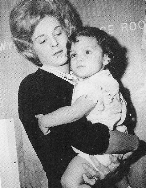 Marita Lorenz with young Monica.