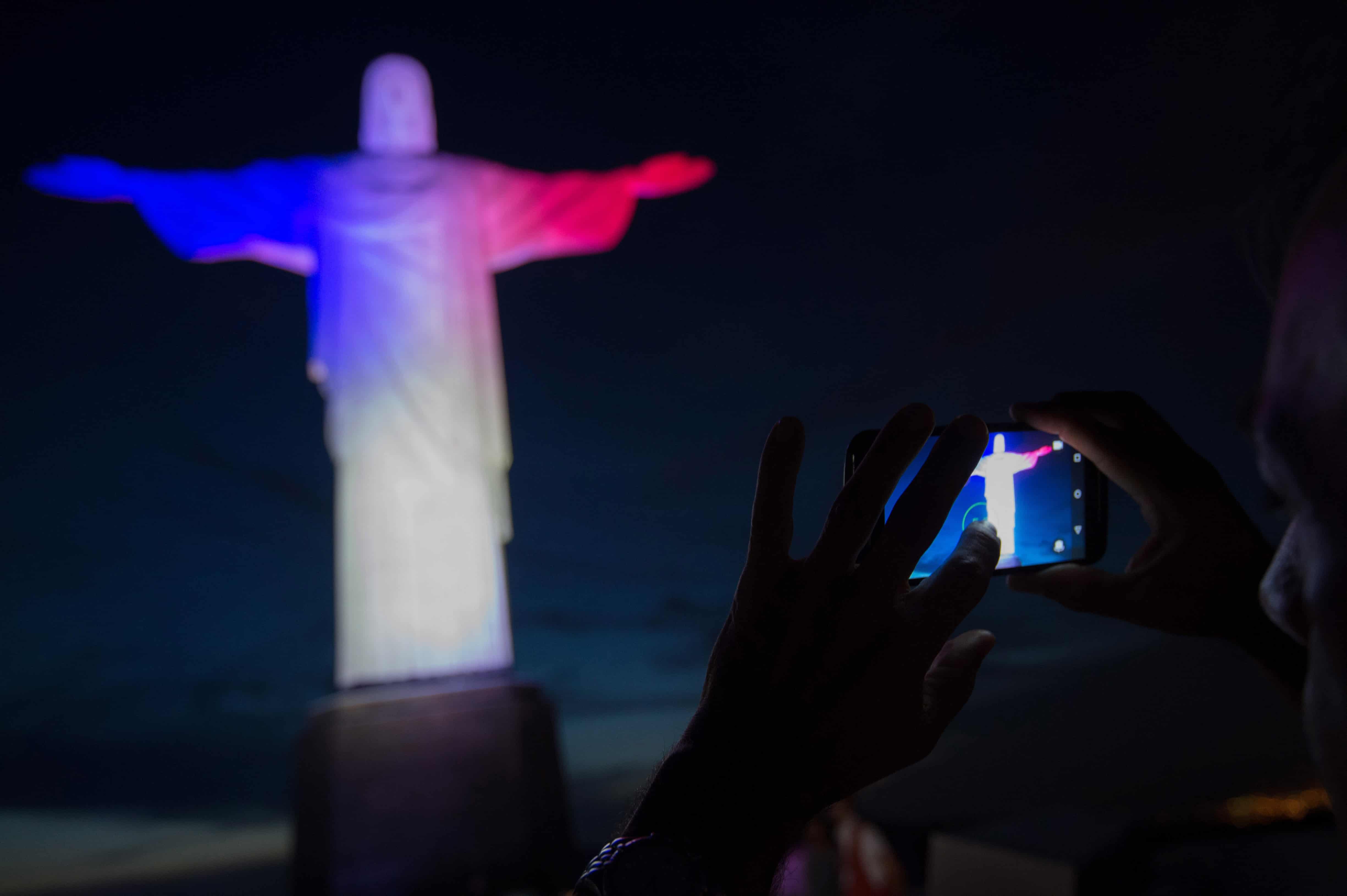Brazil Paris attacks tribute