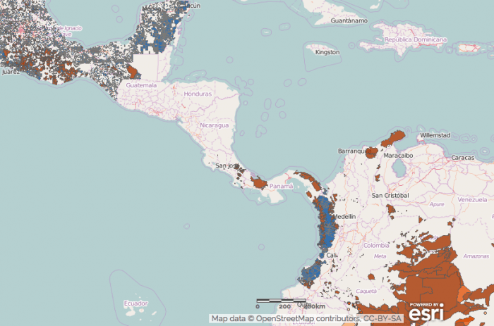 map of indigenous and community-managed territories