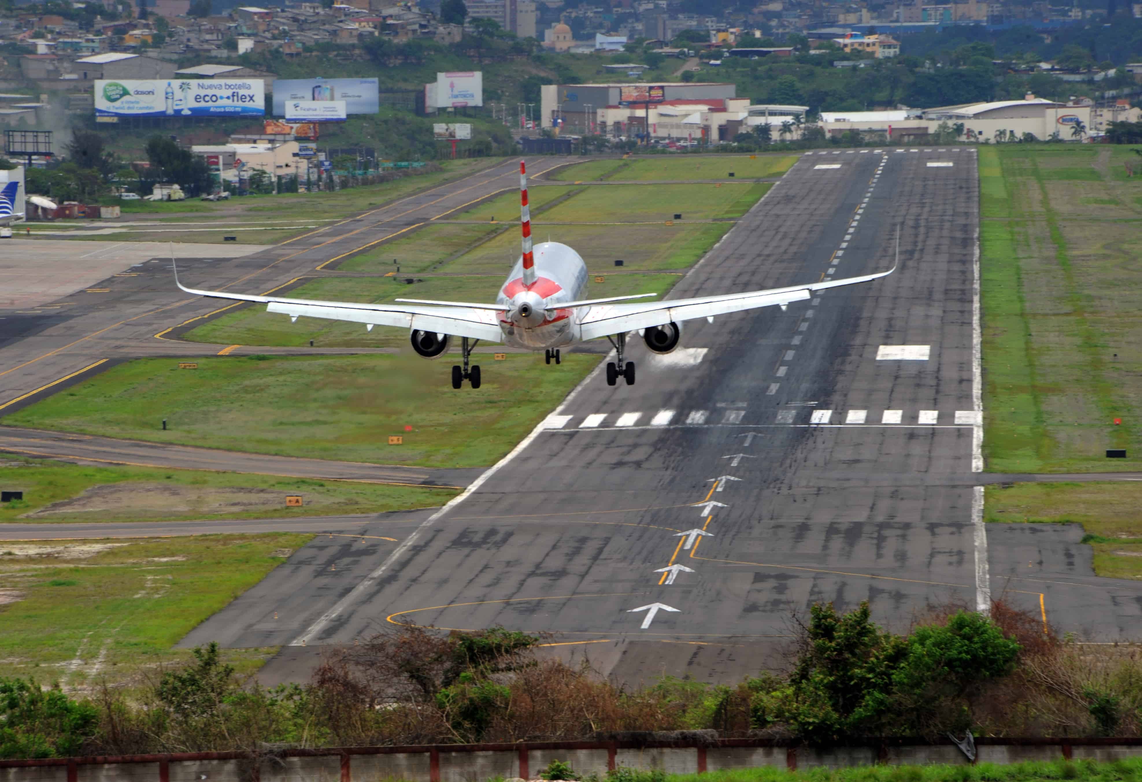 The Toncontín International Airport in Tegucigalpa.