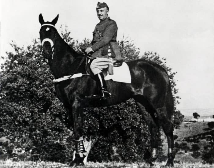 Franco on horse