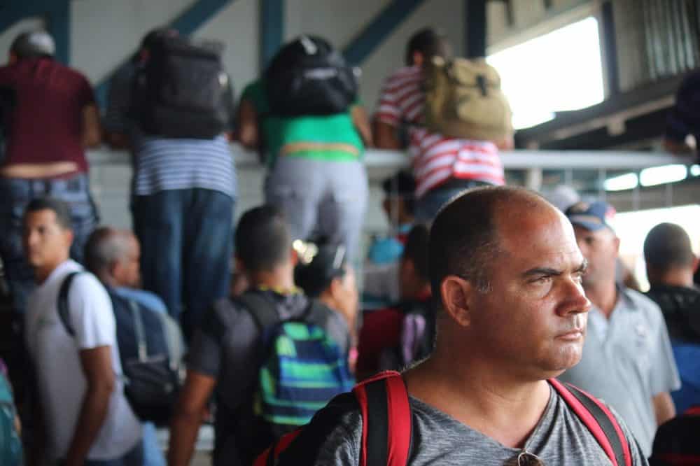 cuban migrants in Costa Rica wating to leave