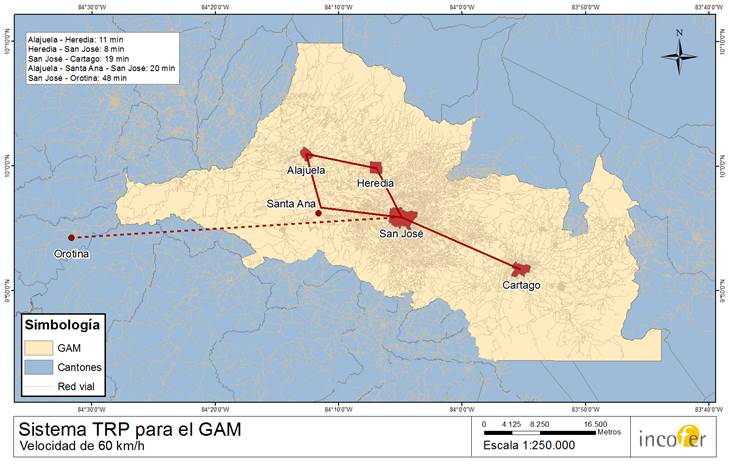 costa rica electric train