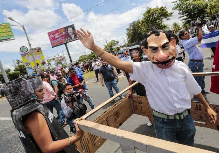 Protest against Nicaragua President Daniel Ortega