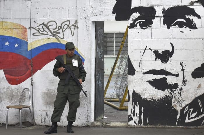 Venezuela elections, soldier