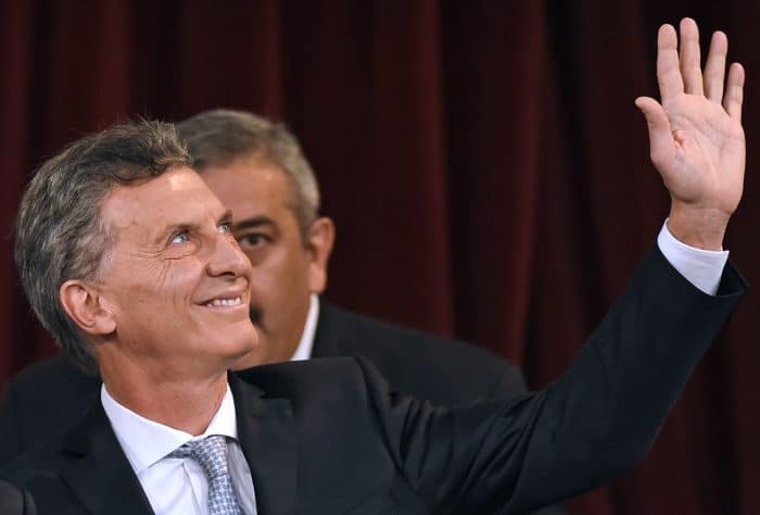 Argentina President Mauricio Macri