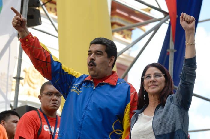 Venezuela drug trafficking: Venezuelan President Nicolás Maduro and first lady Cilia Flores.