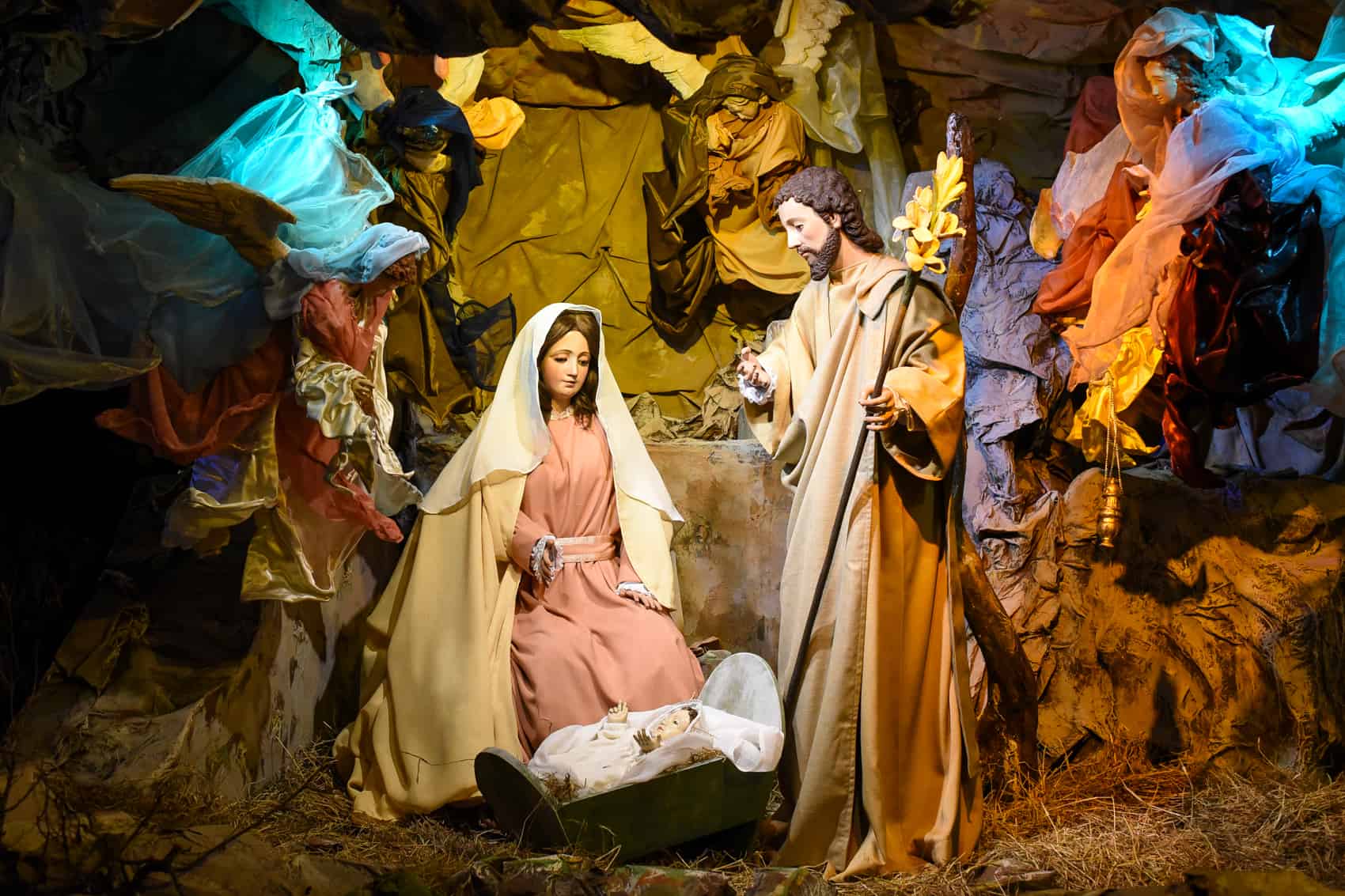 Costa Rica National Theater nativity scene