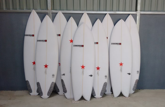 The Cheboards logo is a red star.