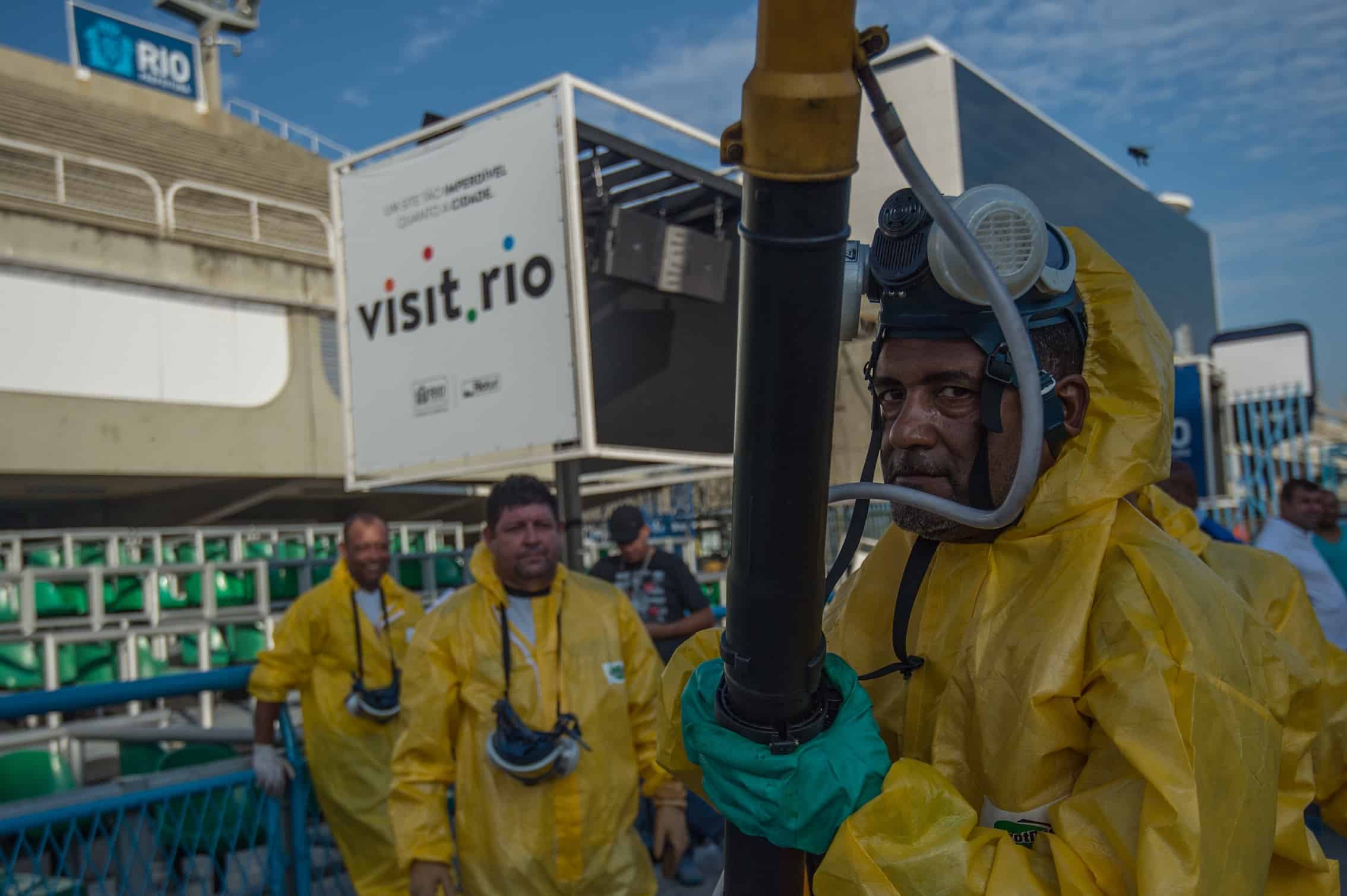 spraying against Zika virus in Brazil