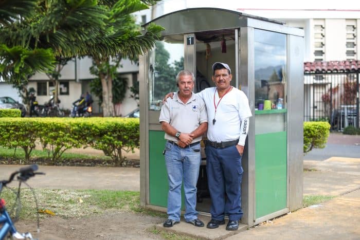 The park's guards pose for photo. Alberto Font/The Tico Times