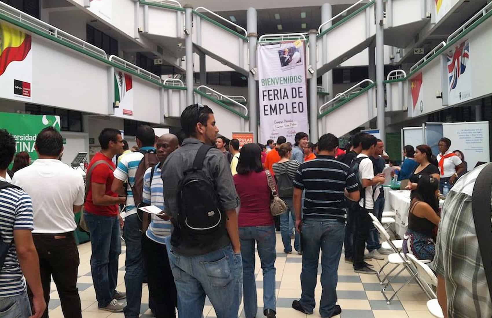Job fair at Universidad Latina de Costa Rica
