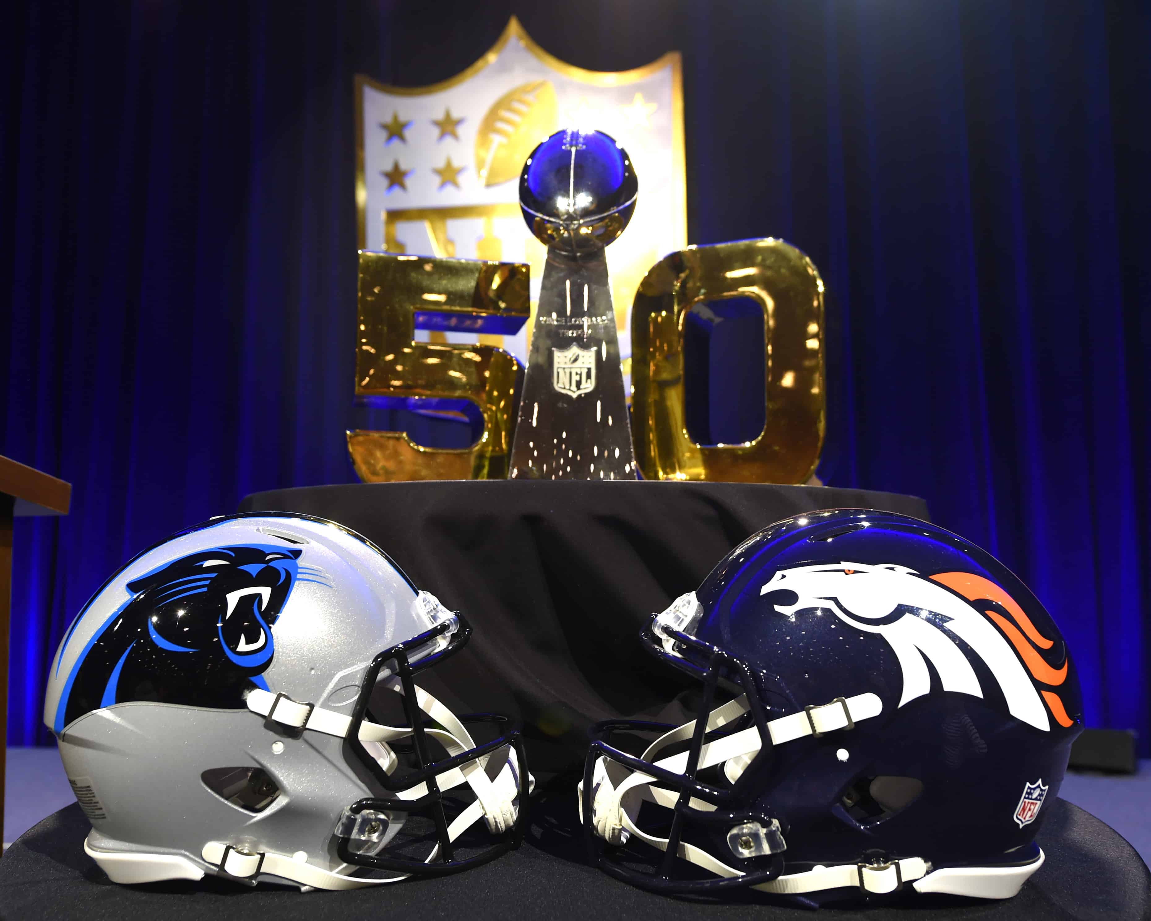 Super Bowl 50 with Carolina Panthers vs. Denver Broncos