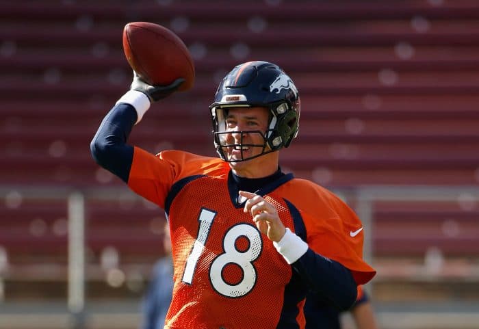 Peyton Manning of the Denver Broncos | Super Bowl 50