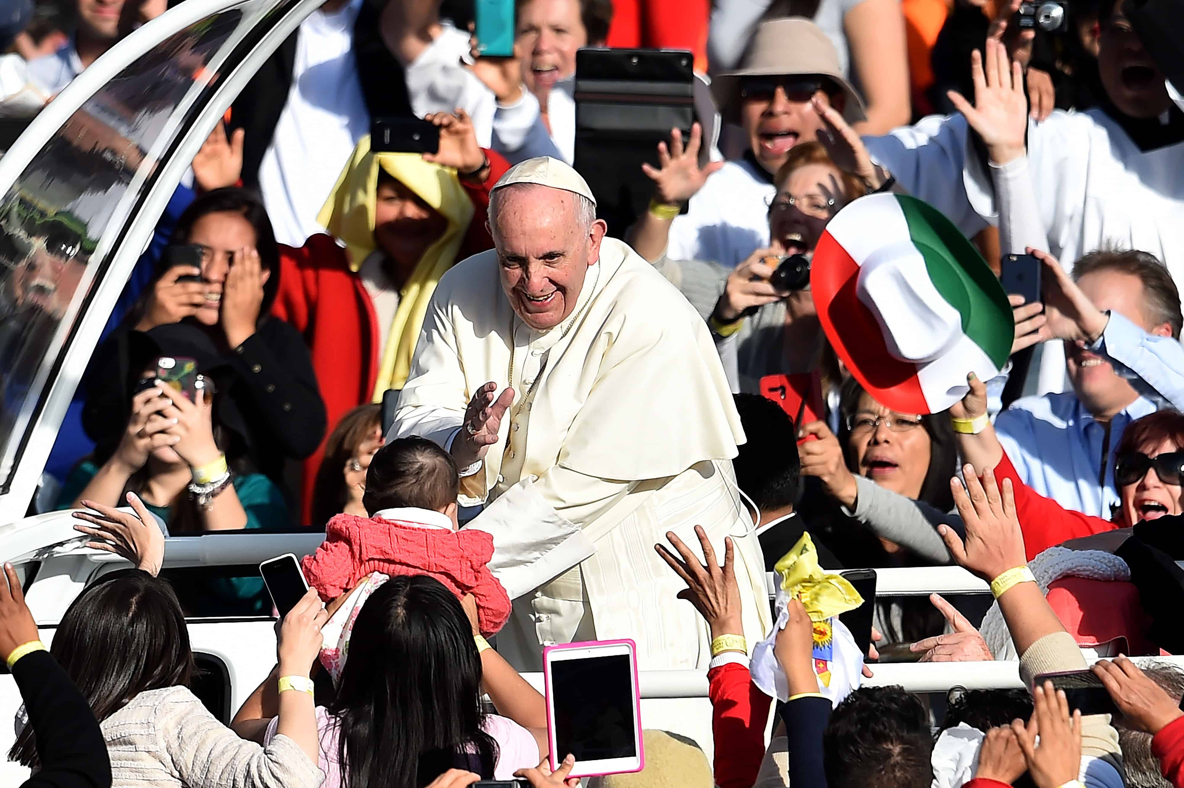 Pope Francis arrives in Mexico