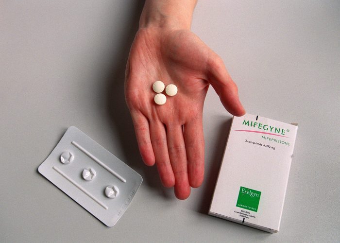 The abortion pill RU-486 pill, or Mifepristone.