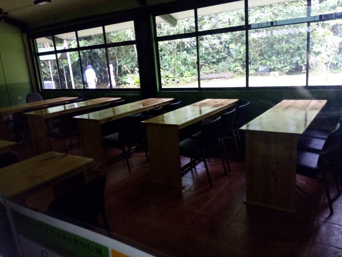 Classroom at La Selva.