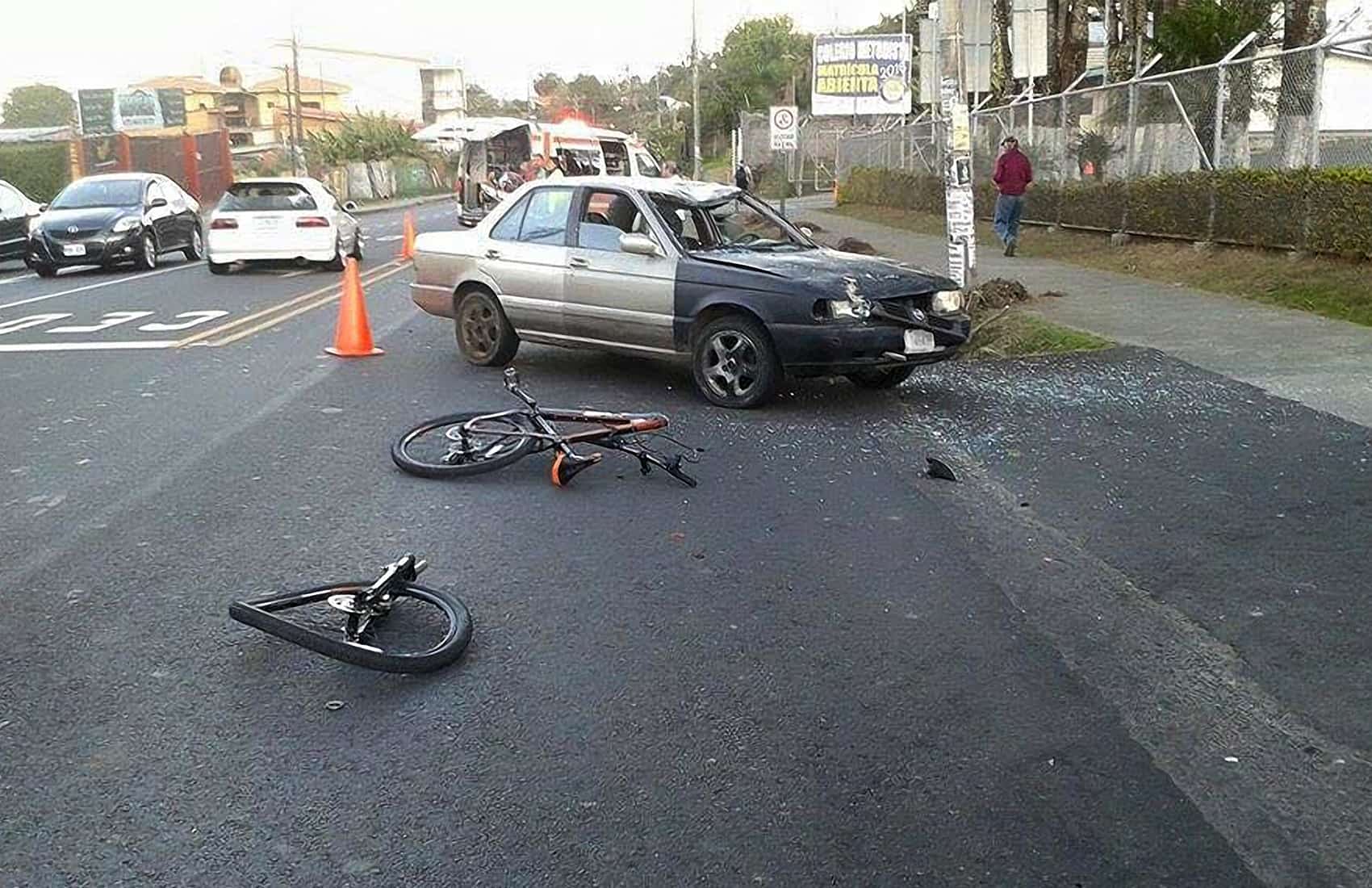Cyclist accident