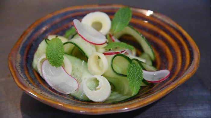 Cucumber salad at Al Mercat