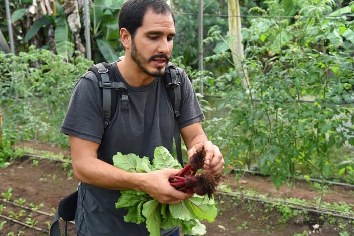 Chef José González at his farm