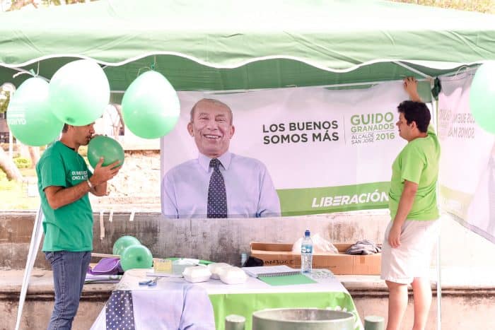 National Liberation Party municipal elections.