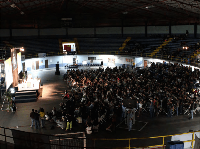The FID's first edition at the National Gymnasium on March 2011. 