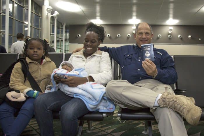 Cubans, Lia Tadea Torres, President Luis Guillermo Solís