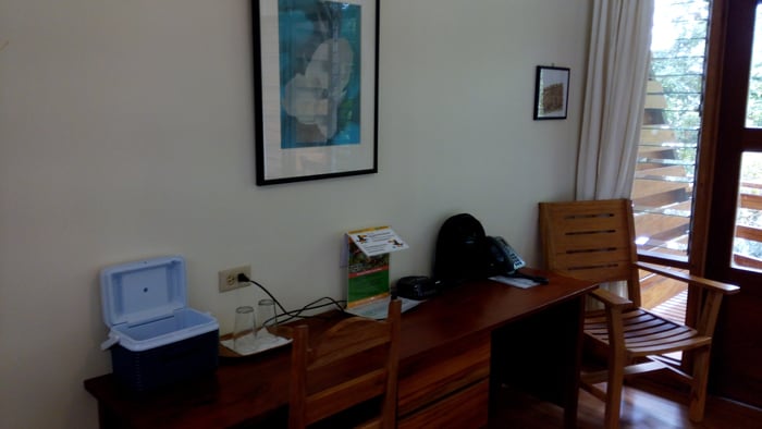 Desk in my room at Las Cruces Biological Station.