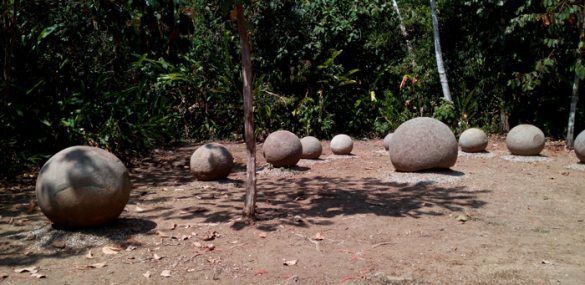 Stone spheres at Finca 6 in southwest Costa Rica.