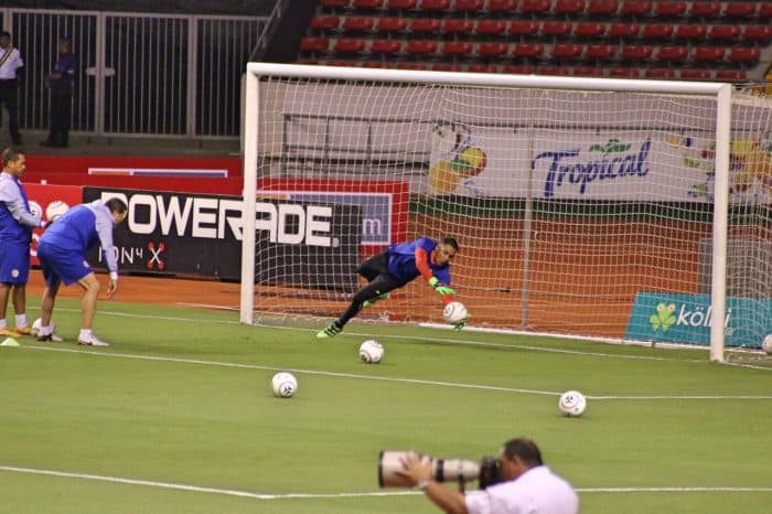 La Sele Keylor Navas practice