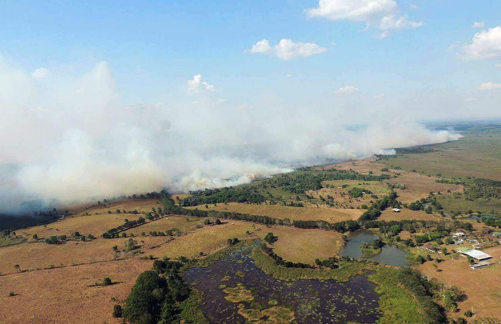 Wildfires at Corredor Fronterizo. April 2016