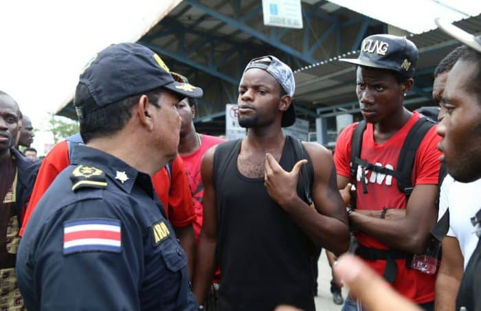 Cuban migrants storm Costa Rica-Panama border demanding to pass