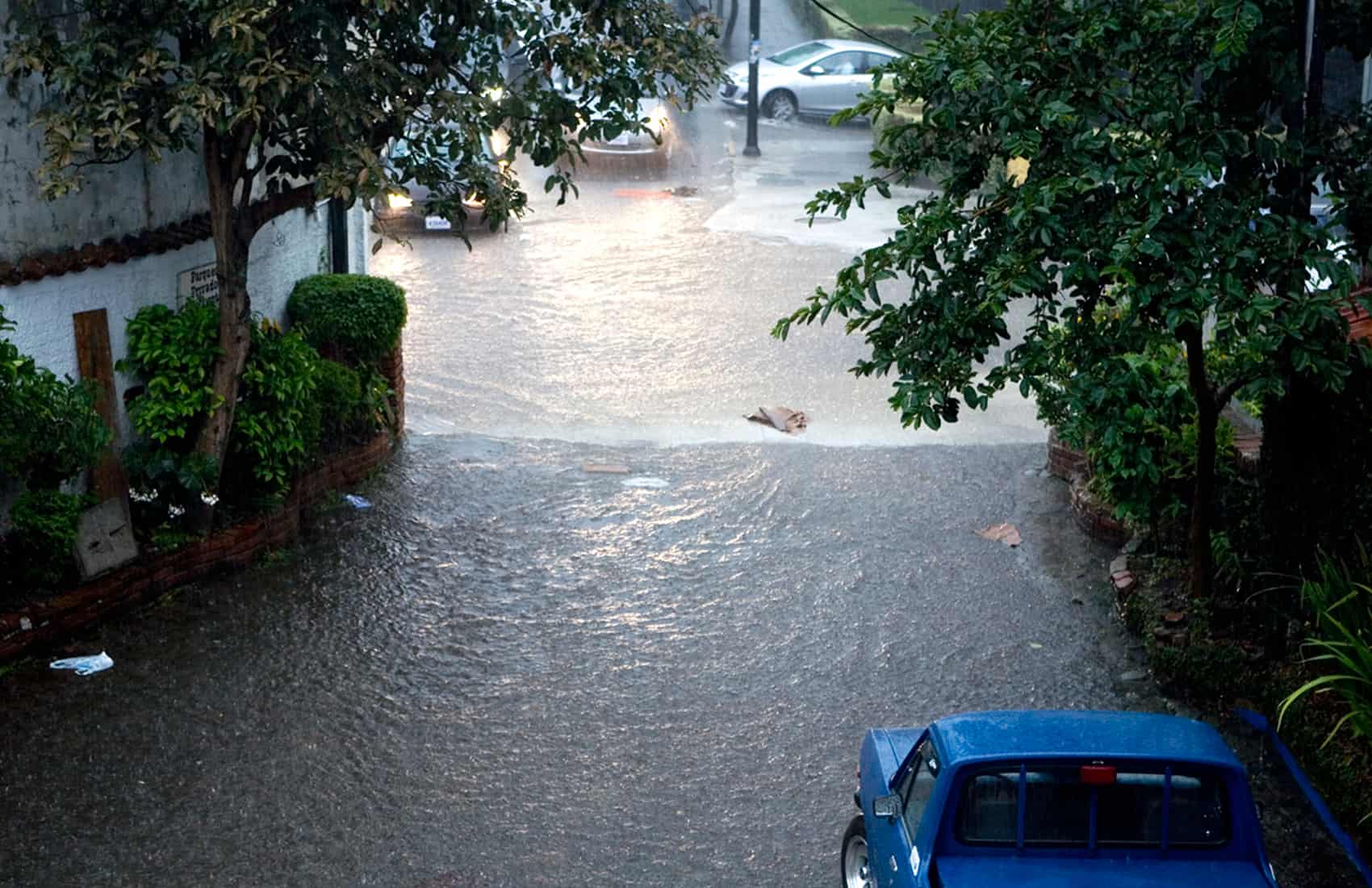 Flooding in San José